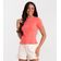 Blusa Feminina Básica Em Ribana Com Gola Rovitex Laranja GG / Laranja