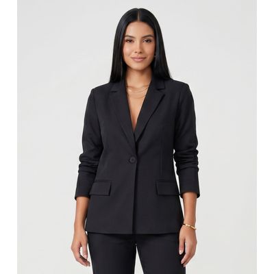 Blazer Feminino Alfaiataria Endless Preto GG / Preto