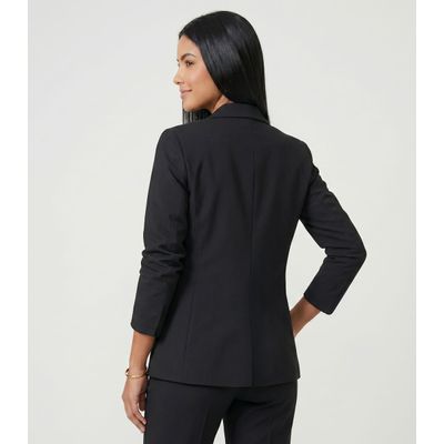 Blazer Feminino Alfaiataria Endless Preto M / Preto