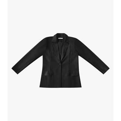 Blazer Feminino Alfaiataria Endless Preto P / Preto