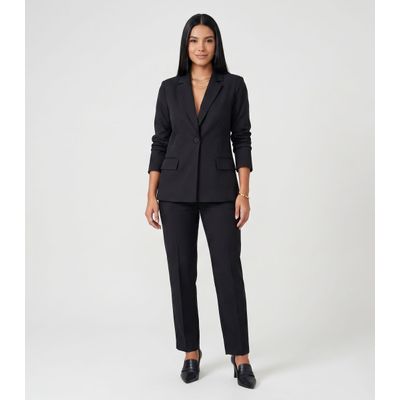 Blazer Feminino Alfaiataria Endless Preto P / Preto