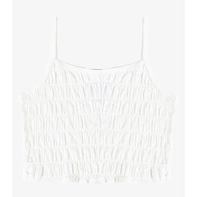Blusa Feminina Com Alça Fina Infinita Cor Bege P / Bege
