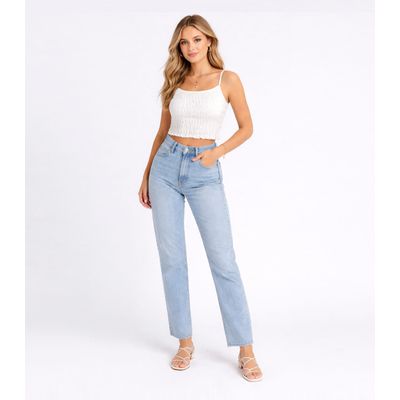 Blusa Feminina Com Alça Fina Infinita Cor Bege P / Bege