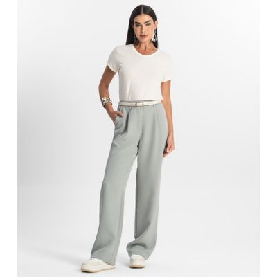 Blusa Básica Feminina Viscotorcion Rovitex Bege M / Bege