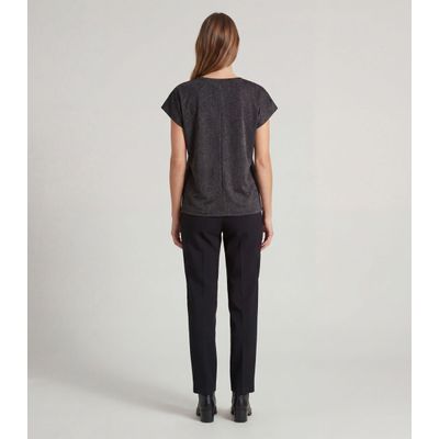 Blusa Feminina Ampla Infinita Cor Preto GG / Preto