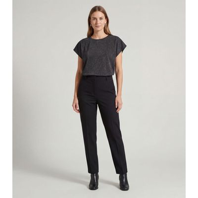 Blusa Feminina Ampla Infinita Cor Preto GG / Preto