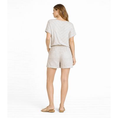 Blusa Feminina Em Viscolinho Infinita Cor Bege P / Bege