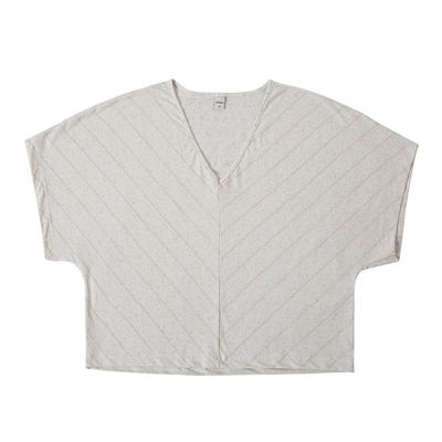 Blusa Feminina Em Viscolinho Infinita Cor Bege P / Bege