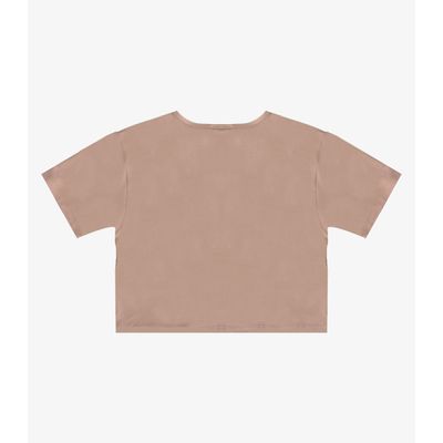 Blusa Feminina em Molecotton Viscose Infinita Cor Marrom M / Marrom