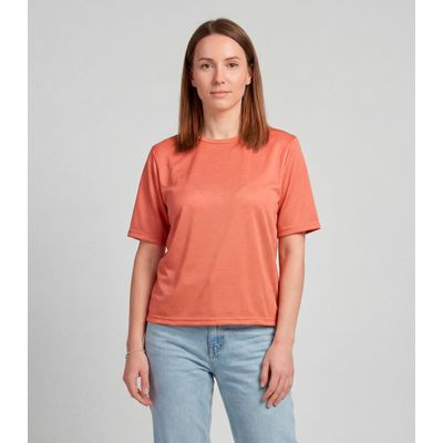 Blusa Feminina 100% Poliéster Básica Infinita Cor Laranja G / Laranja