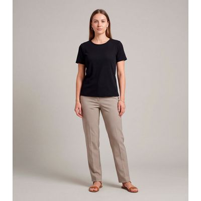 Blusa Feminina Básica Infinita Cor Preto G / Preto