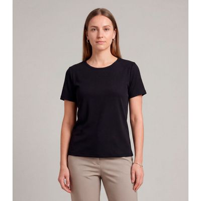 Blusa Feminina Básica Infinita Cor Preto M / Preto