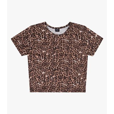 Blusa Feminina Estampada Select Marrom P / Marrom