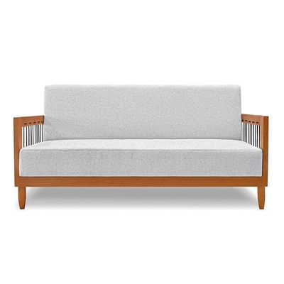 Sofá 2 Lugares Base De Madeira Mariana 160 Cm Linho Grigio S04 - D'rossi