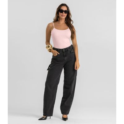 Blusa de Alça Feminina Em Poliamida Dianna Rosa G / Rosa
