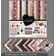 Kit Papel Cartão Scrapbook Dupla Face Tema Confete para Festa 30,5 cm Pacote com Folha de Adesivos 16 Páginas Preto e Rose Gold - Inkdotpot 30,48 Cm × 30,48 Cm / Preto