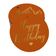 Etiqueta para Garrafa Feliz Aniversário Metalizada para Lembrancinhas - Inkdotpot 100 Etiquetas Metalizadas / Laranja - Dourado