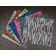 Bloco 25 Folhas de Papel Scrapbook Batik de Animais - Lado Único - Papel Cartão Colorido para Scrapbooking, Cartões e Diário - Inkdotpot 15,24 Cm × 15,24 Cm / Multicolorido