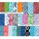 Bloco 25 Folhas de Papel Scrapbook Batik de Animais - Lado Único - Papel Cartão Colorido para Scrapbooking, Cartões e Diário - Inkdotpot 15,24 Cm × 15,24 Cm / Multicolorido