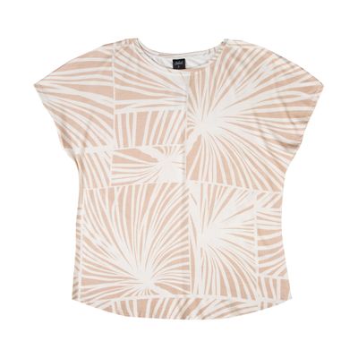 Blusa Feminina Estampada Rovitex Bege M / Bege