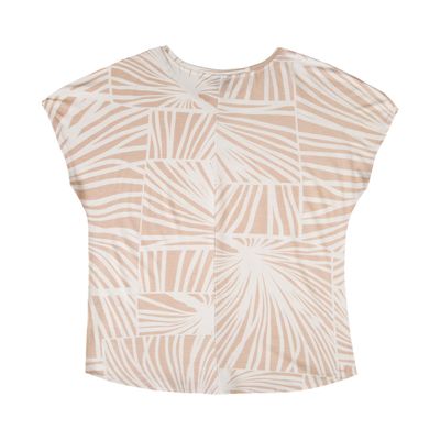 Blusa Feminina Estampada Rovitex Bege M / Bege