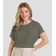 Blusa Feminina Com Botões Dianna Verde G / Verde