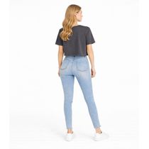 Blusa Feminina Básica Malha Suplex Infinita Cor Cinza