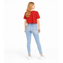 Blusa Feminina Básica Malha Suplex Infinita Cor Laranja
