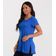 Blusa Básica Alongada Feminina Rovitex Azul M / Azul