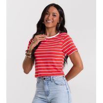 Blusa Feminina em Cotton Leve Rovitex Vermelho