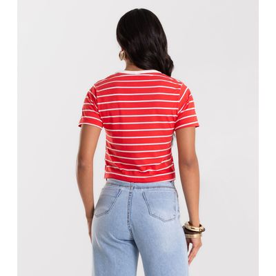 Blusa Feminina em Cotton Leve Rovitex Vermelho GG / Vermelho