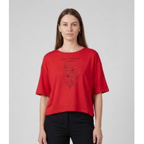 Blusa Feminina Com Estampa Localizada Infinita Cor Vermelho