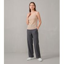 Blusa Feminina Com Alça  Fina Infinita Cor Marrom