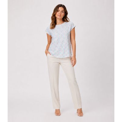 Blusa Feminina Estampada Rovitex Rosa M / Rosa