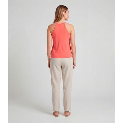 Blusa Feminina Com Cava Americana Infinita Cor Laranja G / Laranja