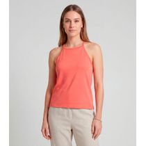 Blusa Feminina Com Cava Americana Infinita Cor Laranja