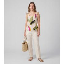 Blusa De Alça De Laço Infinita Cor Baunilha