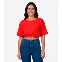 Blusa Feminina Em Viscose Infinita Cor Laranja