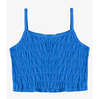 Blusa Feminina Com Alça Fina Infinita Cor Azul P / Azul