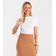 Blusa Feminina Decote Canoa Básica Ribana Rovitex Branco G / Branco