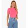 Blusa Feminina Decote Canoa Básica Ribana Rovitex Rosa G / Rosa