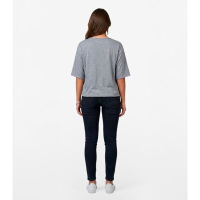 Blusa Feminina Em Viscotorcion Infinita Cor Cinza M / Cinza