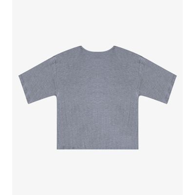 Blusa Feminina Em Viscotorcion Infinita Cor Cinza M / Cinza