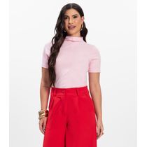 Blusa Feminina Cotton Leve Infinita Cor Rosa