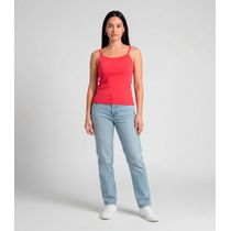 Blusa Feminina Com Alça  Fina Infinita Cor Rosa