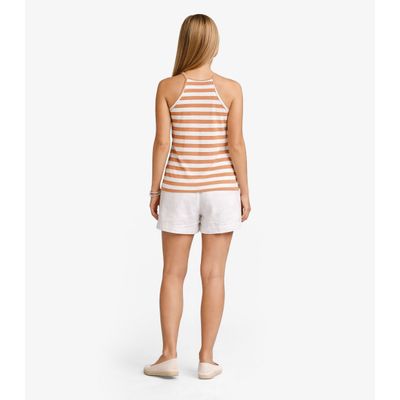 Blusa Feminina De Alça Infinita Cor Marrom G / Marrom