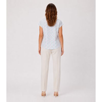 Blusa Feminina Estampada Rovitex Rosa G / Rosa