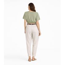 Blusa Feminina Elástico Na Cintura Infinita Cor Verde