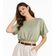 Blusa Feminina Elástico Na Cintura Infinita Cor Verde GG / Verde