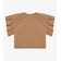 Blusa Feminina Com Manga Franzida Infinita Cor Bege P / Bege